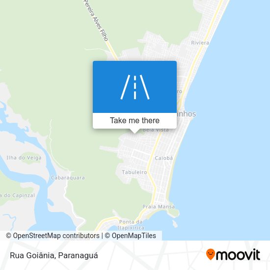 Rua Goiânia map