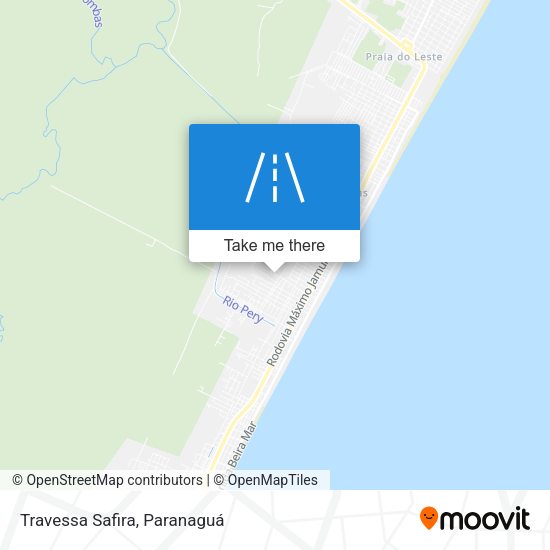 Travessa Safira map