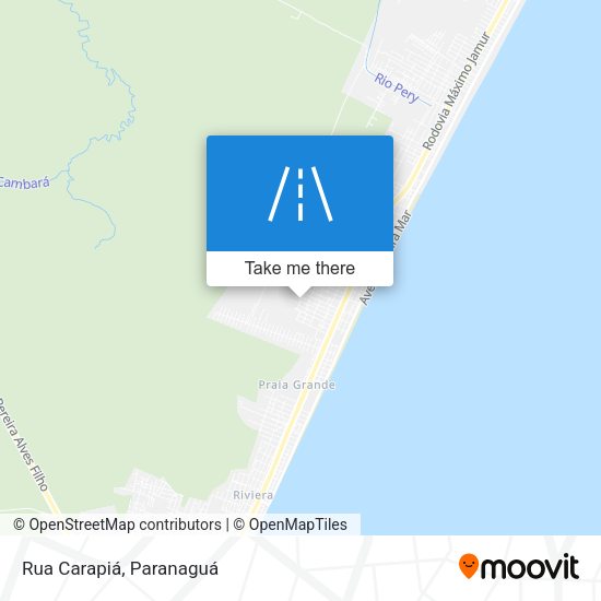 Rua Carapiá map