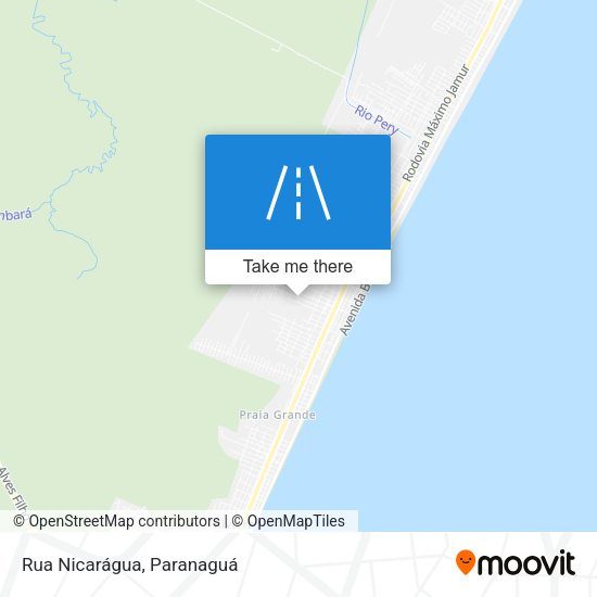 Rua Nicarágua map