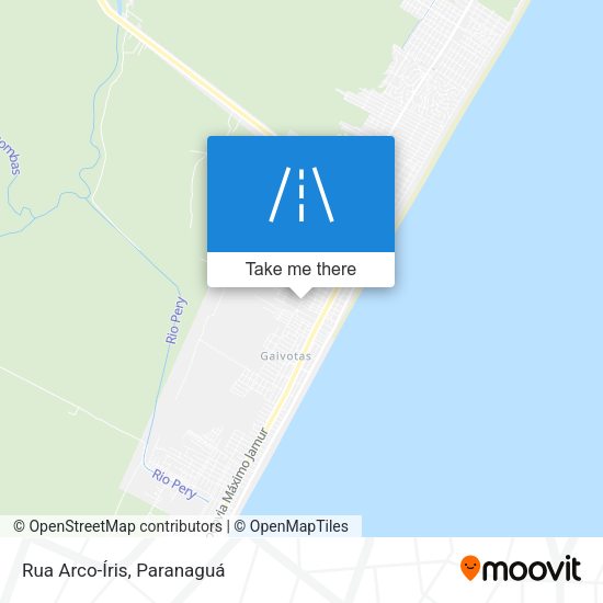 Rua Arco-Íris map