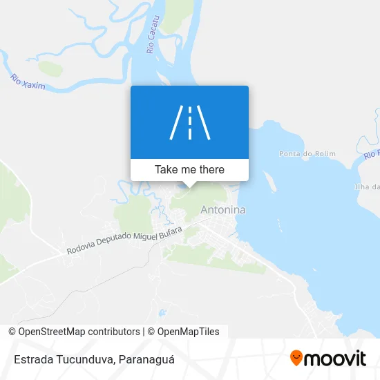 Estrada Tucunduva map