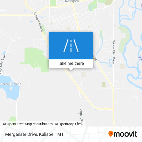 Merganser Drive map