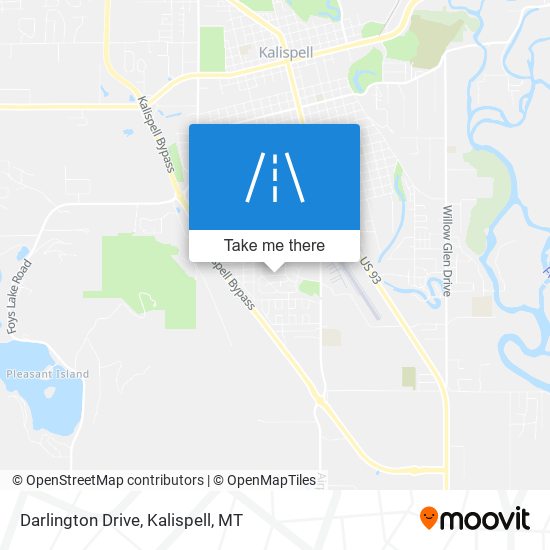 Darlington Drive map