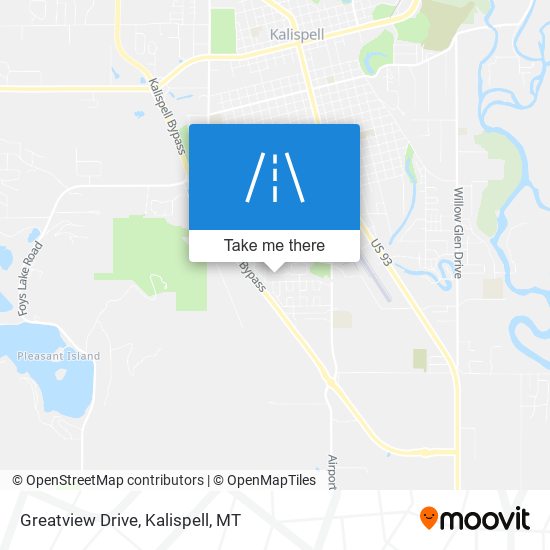 Greatview Drive map