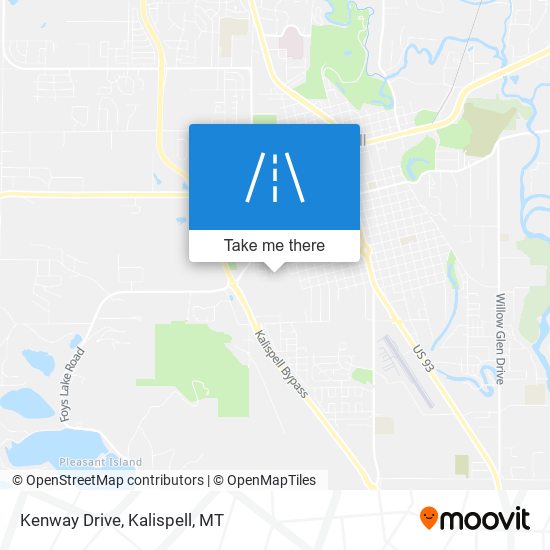 Kenway Drive map