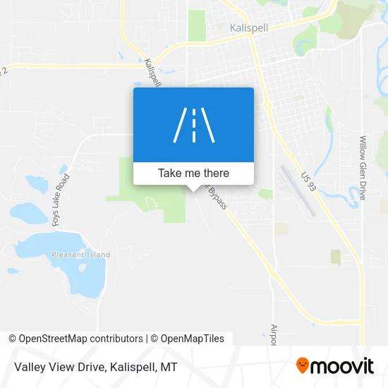 Valley View Drive map