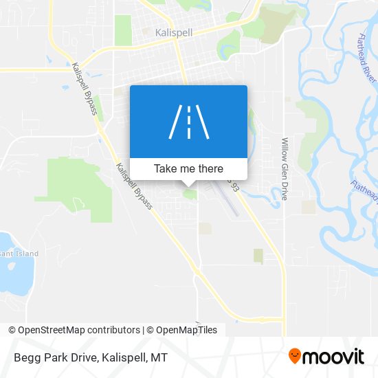 Begg Park Drive map