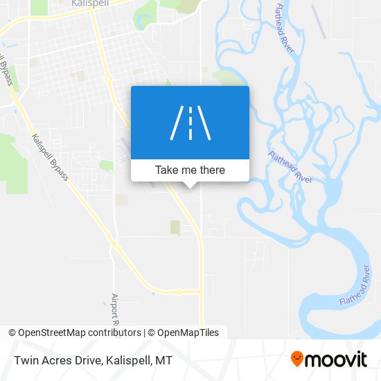 Twin Acres Drive map