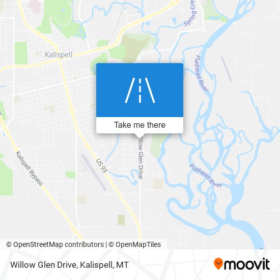 Willow Glen Drive map