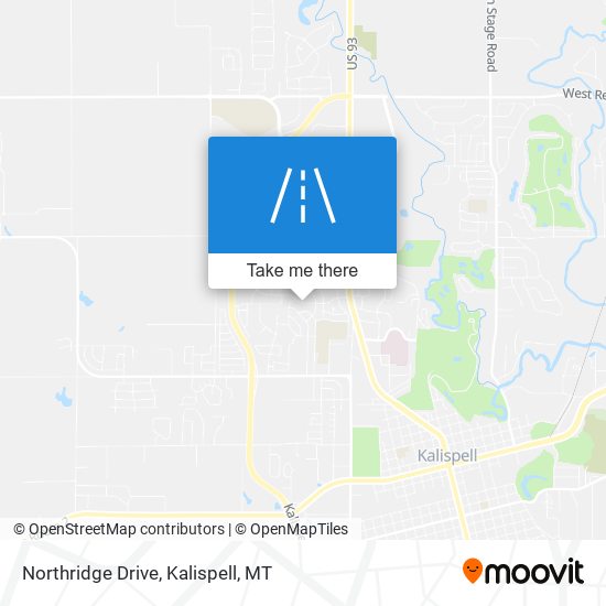 Mapa de Northridge Drive