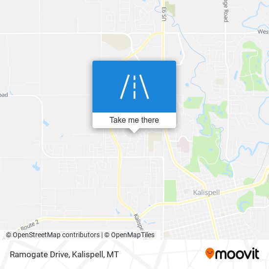 Ramogate Drive map