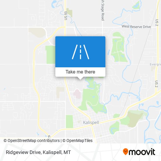 Mapa de Ridgeview Drive