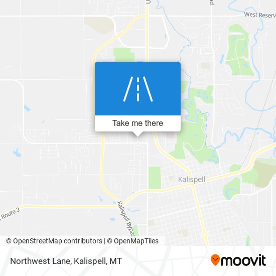 Mapa de Northwest Lane