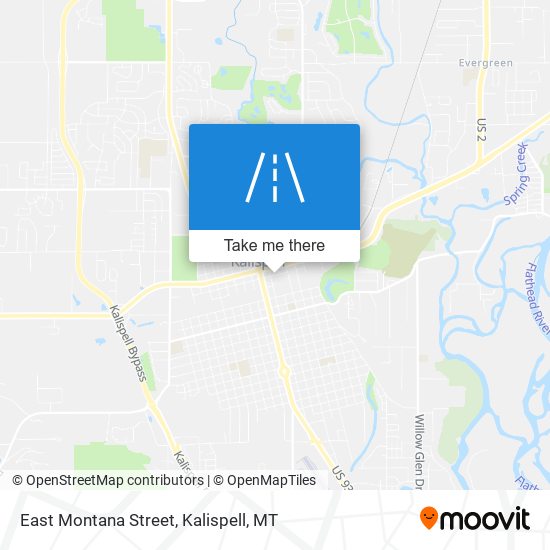 East Montana Street map