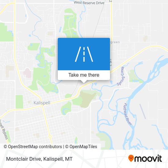 Mapa de Montclair Drive
