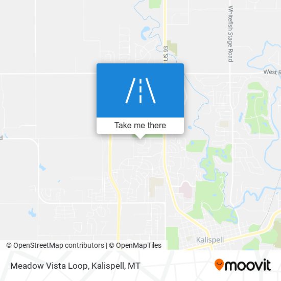 Meadow Vista Loop map