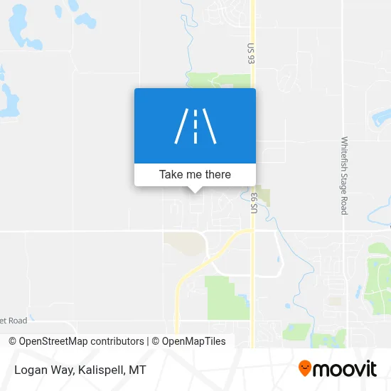 Logan Way map