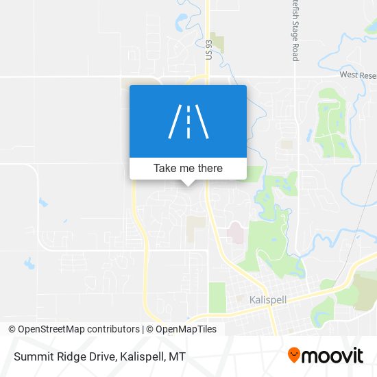 Mapa de Summit Ridge Drive