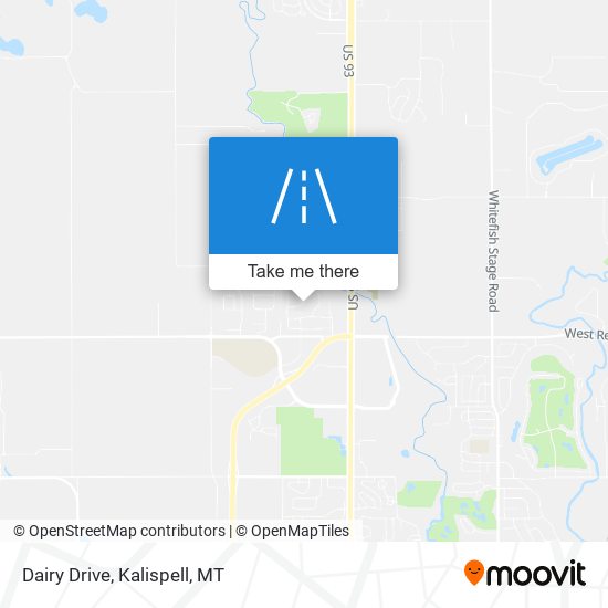 Dairy Drive map