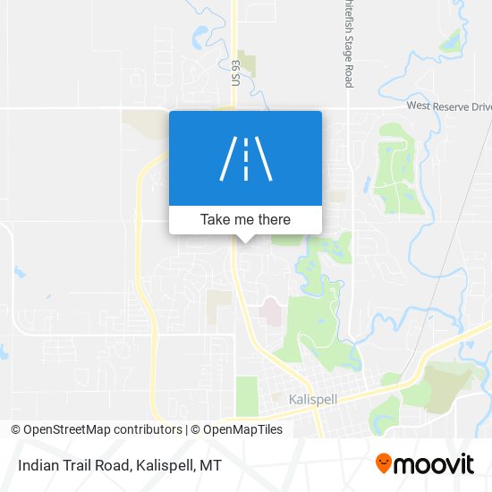 Indian Trail Road map