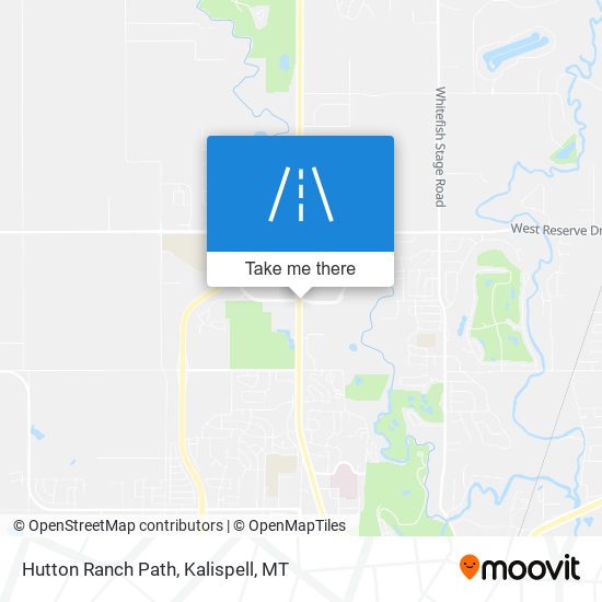 Hutton Ranch Path map