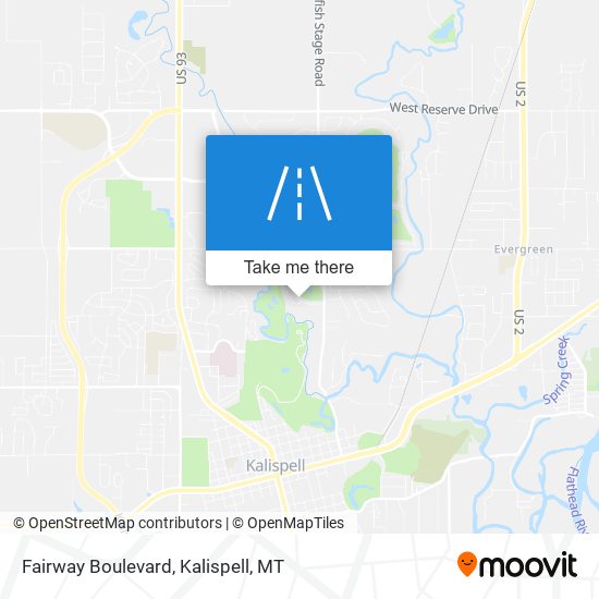 Fairway Boulevard map