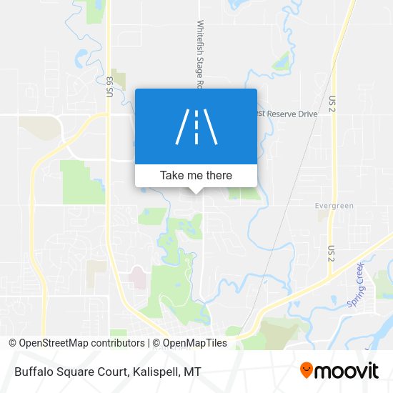 Mapa de Buffalo Square Court