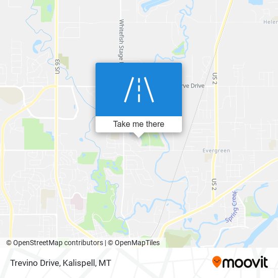 Trevino Drive map