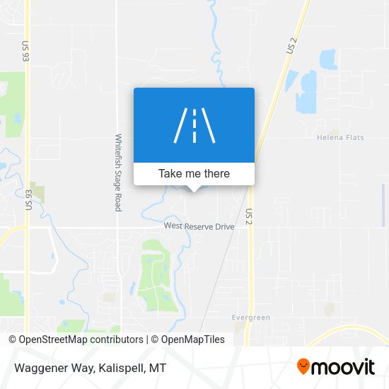 Waggener Way map