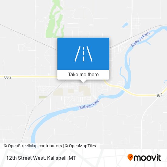 12th Street West map