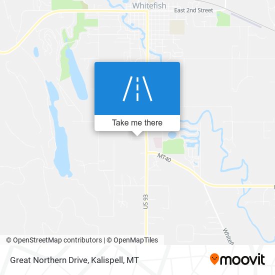 Great Northern Drive map