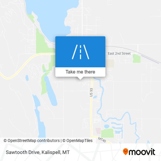 Sawtooth Drive map