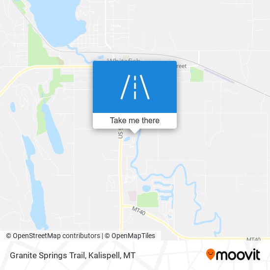 Granite Springs Trail map