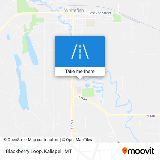 Blackberry Loop map