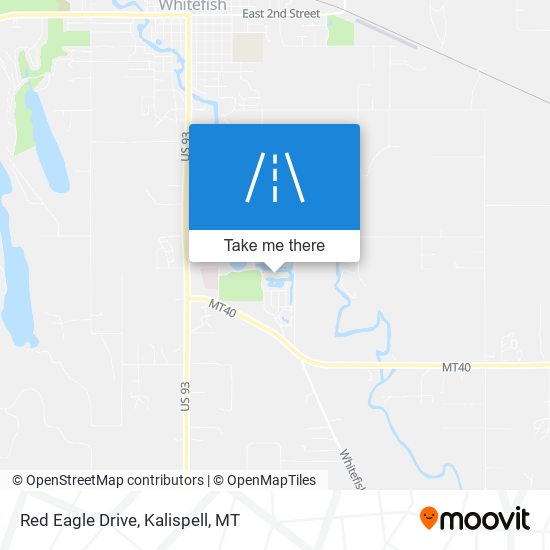 Red Eagle Drive map