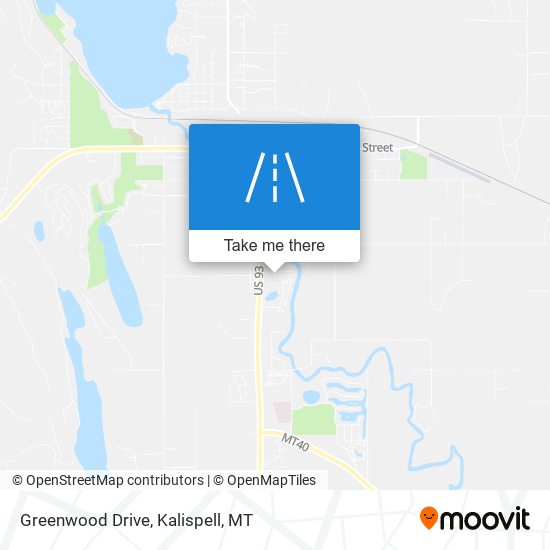 Mapa de Greenwood Drive