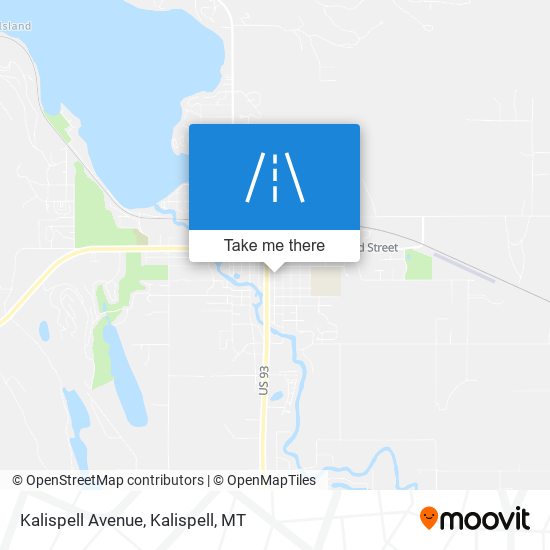 Mapa de Kalispell Avenue