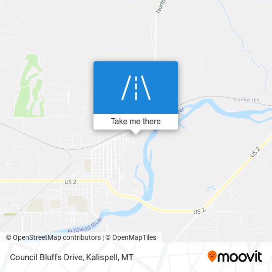 Council Bluffs Drive map