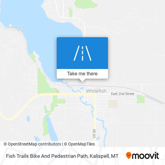 Mapa de Fish Trails Bike And Pedestrian Path