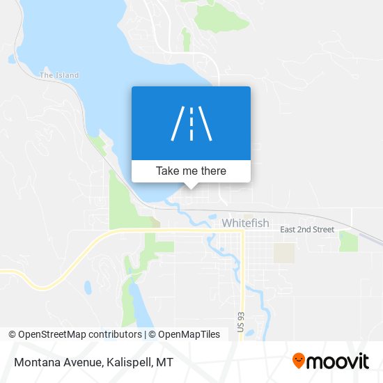 Mapa de Montana Avenue