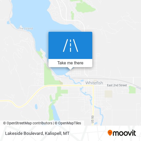 Lakeside Boulevard map