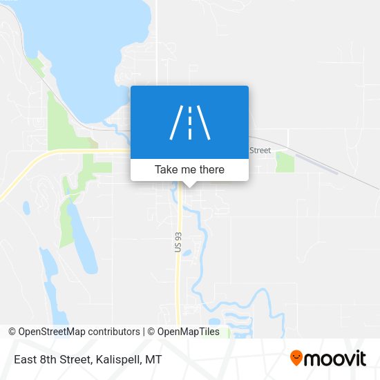 Mapa de East 8th Street