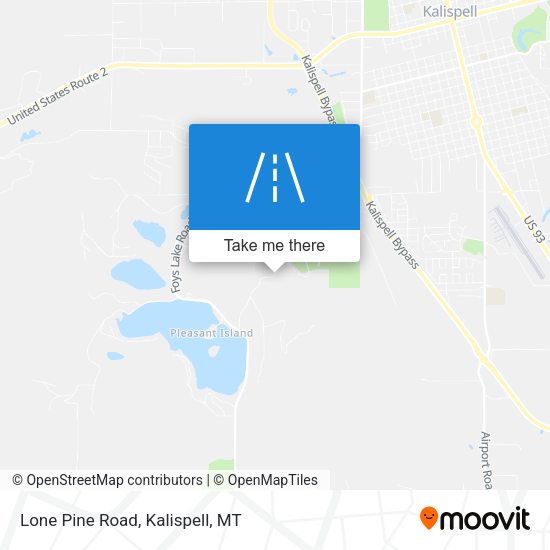 Mapa de Lone Pine Road