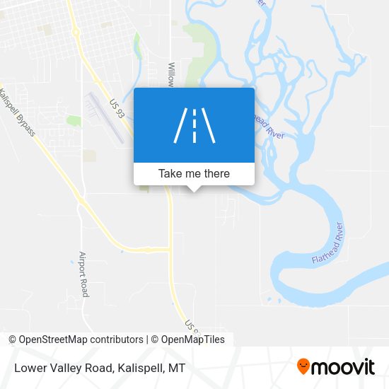 Mapa de Lower Valley Road