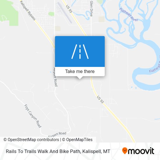 Mapa de Rails To Trails Walk And Bike Path