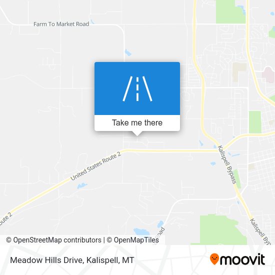 Mapa de Meadow Hills Drive