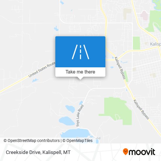 Mapa de Creekside Drive