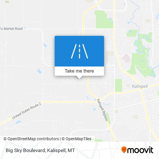 Big Sky Boulevard map