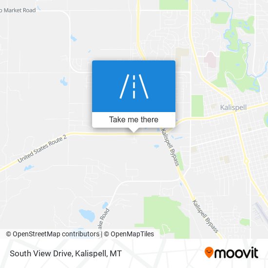 South View Drive map